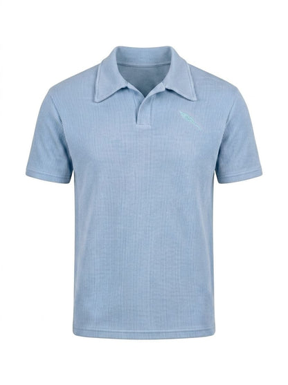 premium cardonne baby blue relaxed polo