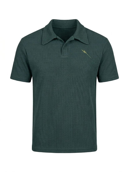 premium cardonne olive green relaxed polo