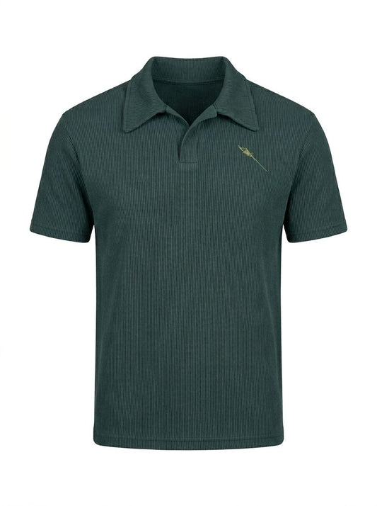 premium cardonne olive green relaxed polo