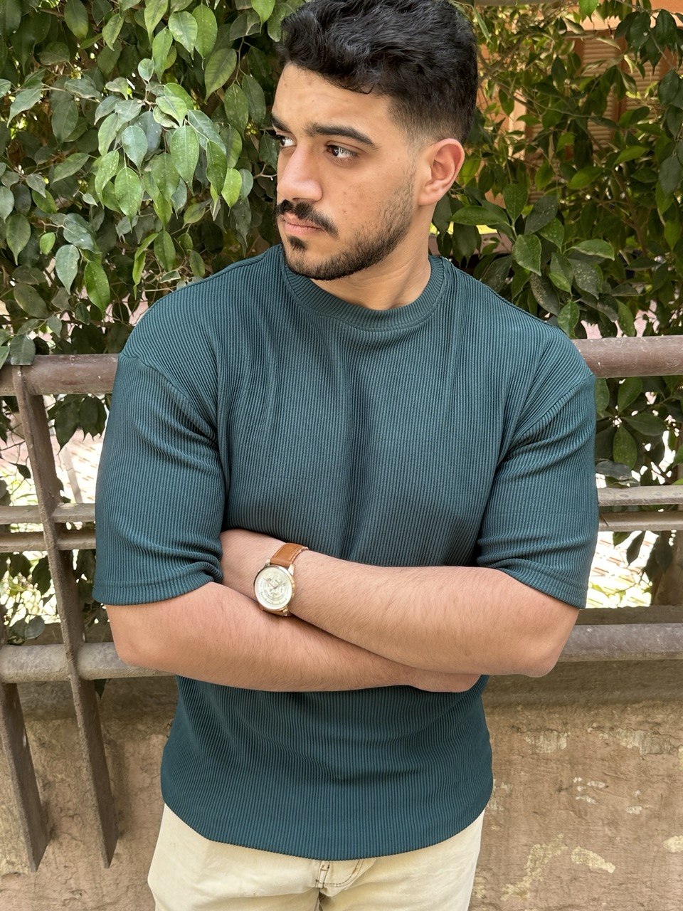 Premium cardonne olive green oversize round