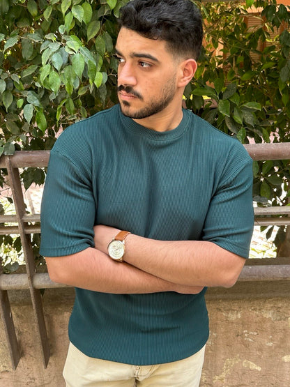 Premium cardonne olive green oversize round