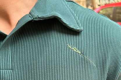 premium cardonne olive green relaxed polo