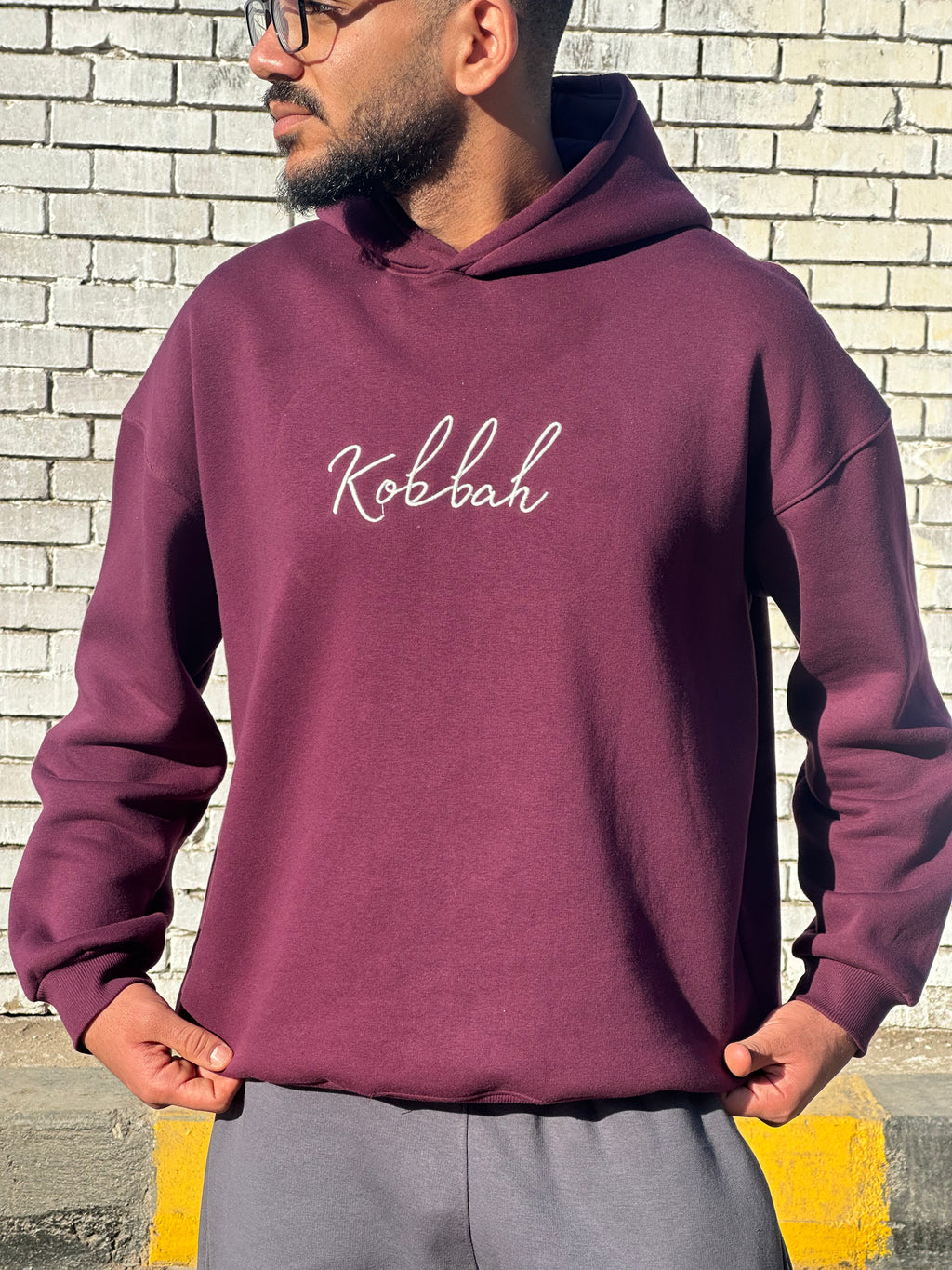 Burgundy HOODIE