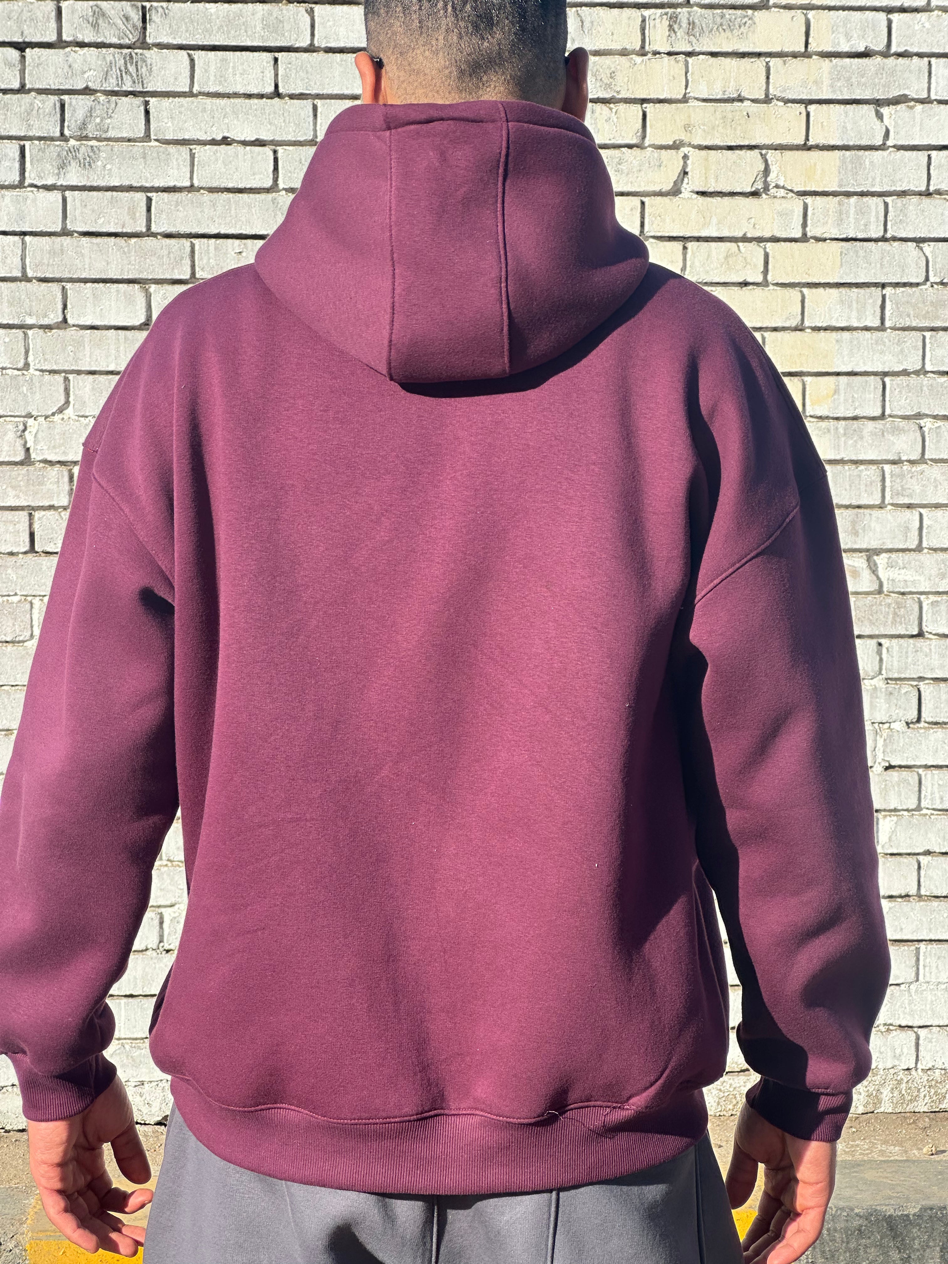 Burgundy HOODIE