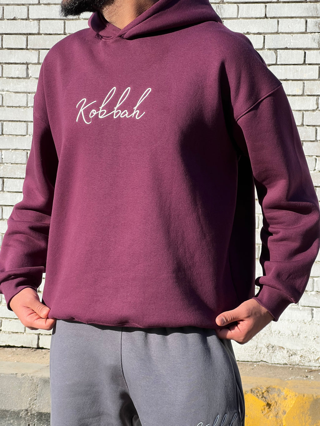 Burgundy HOODIE